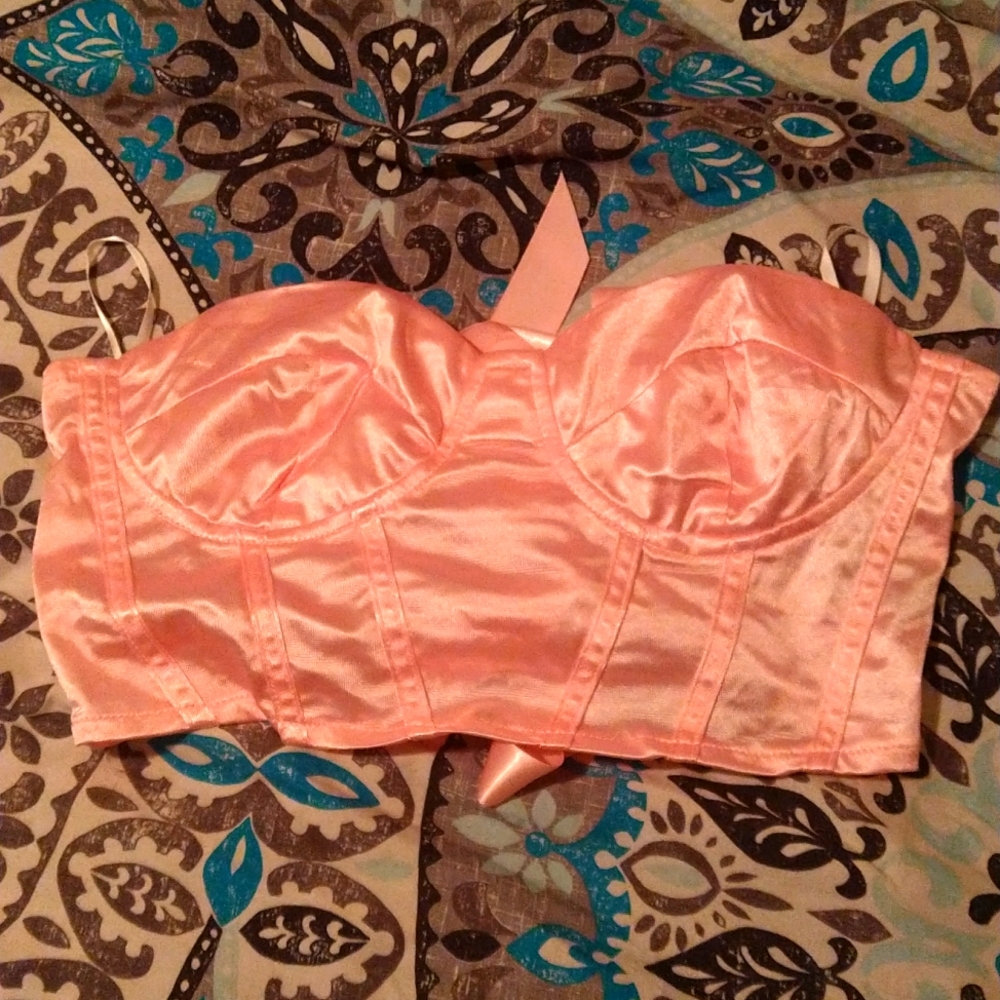 Soft pink corset